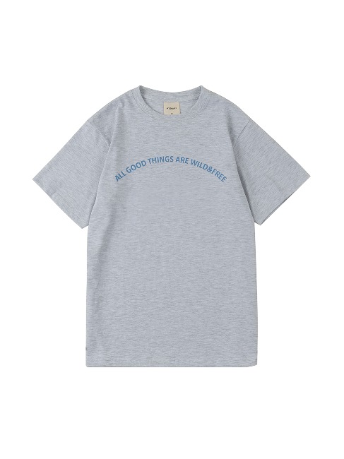 리사이클 폴리 오버핏 남여공용 반팔 티셔츠